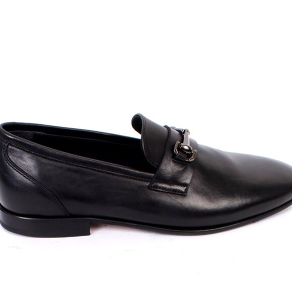 Giovanni Conti 7123 Black Leather Classic Dress Shoes - Picture 3 of 8